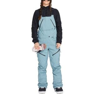 Volcom Elm Stretch GORE-TEX RECCO Technology Snow Bib Overall In Green Ash